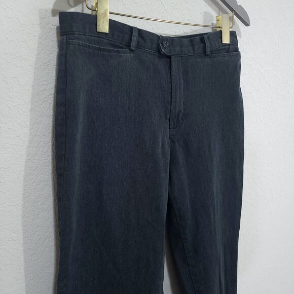 Dockers Pants Womens Large 10 / 12  32x30 High Waisted Rise Casual Flat Front - Picture 7 of 11